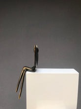 Load image into Gallery viewer, Black Patina Large Angel figure 4.75 inch