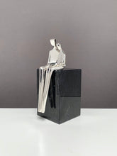 Load image into Gallery viewer, Close to Me sculpture in silver