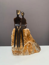 Load image into Gallery viewer, Caress a bronze sculpture
