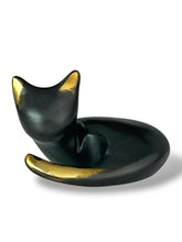 Load image into Gallery viewer, Curled up Bronze Cat