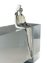 Load image into Gallery viewer, Close to Me sculpture in silver