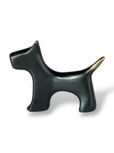 Load image into Gallery viewer, Black Miniature Dog Sculpture