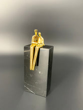Load image into Gallery viewer, Close to Me sculpture in gold