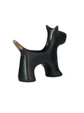 Load image into Gallery viewer, Black Miniature Dog Sculpture