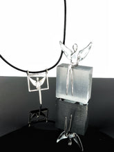 Load image into Gallery viewer, Combo Set: 3 Inch Angel Sculpture and the angel pendant