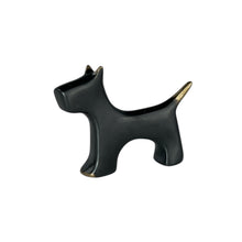 Load image into Gallery viewer, Black Miniature Dog Sculpture