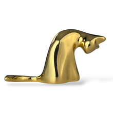 Load image into Gallery viewer, Grooming Cat in Gold