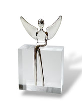 Load image into Gallery viewer, Combo Set: 3 Inch Angel Sculpture and the angel pendant