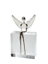 Load image into Gallery viewer, Angel figure in Gloss Silver