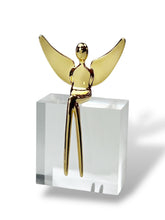 Load image into Gallery viewer, Combo Set: 3 Inch Angel Sculpture and the angel pendant