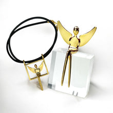 Load image into Gallery viewer, Combo Set: 3 Inch Angel Sculpture and the angel pendant