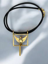 Load image into Gallery viewer, Combo Set: 3 Inch Angel Sculpture and the angel pendant