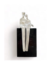 Load image into Gallery viewer, 999 Fine Silver Electroformed Couple Sculpture