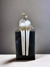 Load image into Gallery viewer, 999 Fine Silver Electroformed Couple Sculpture