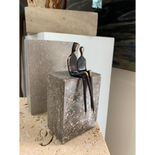 Load image into Gallery viewer, The Two of Us: a small bronze sculpture