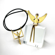 Load image into Gallery viewer, Combo Set: 3 Inch Angel Sculpture and the angel pendant
