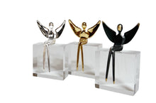 Load image into Gallery viewer, Angel figure in Bronze Black Patina