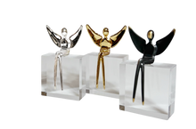 Load image into Gallery viewer, Combo Set: 3 Inch Angel Sculpture and the angel pendant