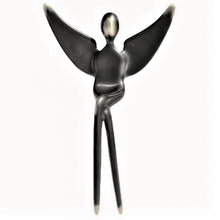 Load image into Gallery viewer, Angel figure in Bronze Black Patina