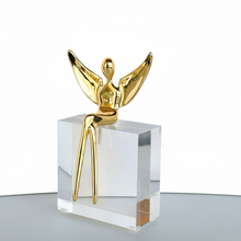 Load image into Gallery viewer, Angel figure in Gloss Gold