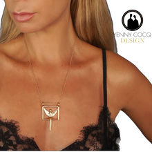 Load image into Gallery viewer, Gold Plated Angel Pendant