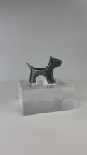 Load and play video in Gallery viewer, Black Miniature Dog Sculpture