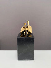 Load image into Gallery viewer, Close to Me sculpture in gold
