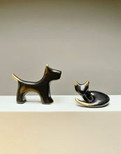 Load image into Gallery viewer, Black Miniature Dog Sculpture
