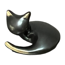 Load image into Gallery viewer, Bronze Curled up cat
