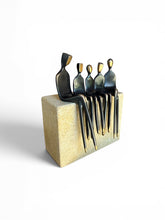 Load image into Gallery viewer, Family bronze sculpture modern heirloom
