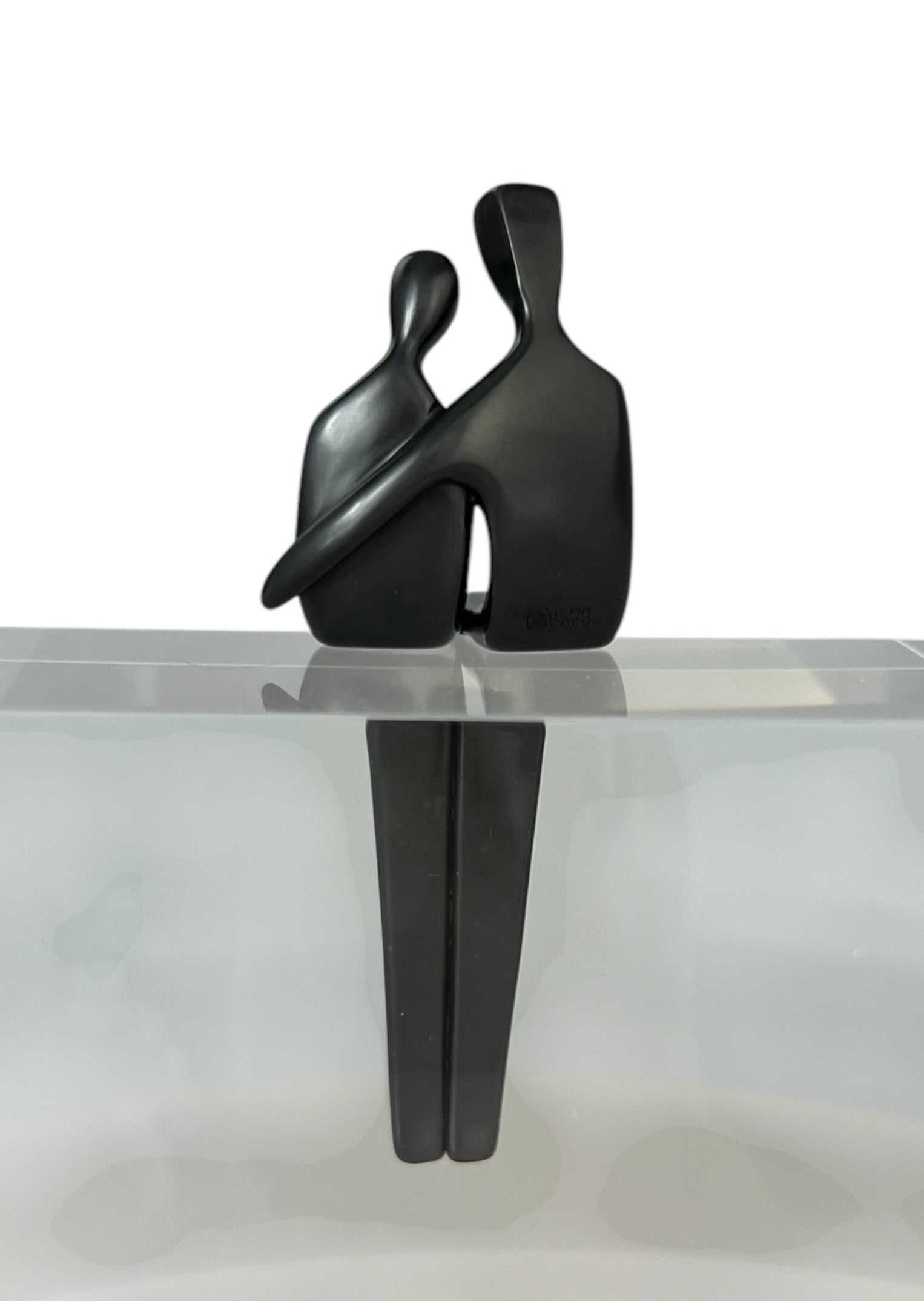 Close to Me sculpture in bronze