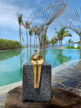 Load image into Gallery viewer, Close to Me sculpture in gold
