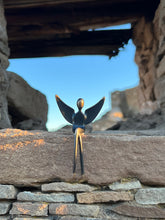 Load image into Gallery viewer, Black Patina Large Angel figure 4.75 inch
