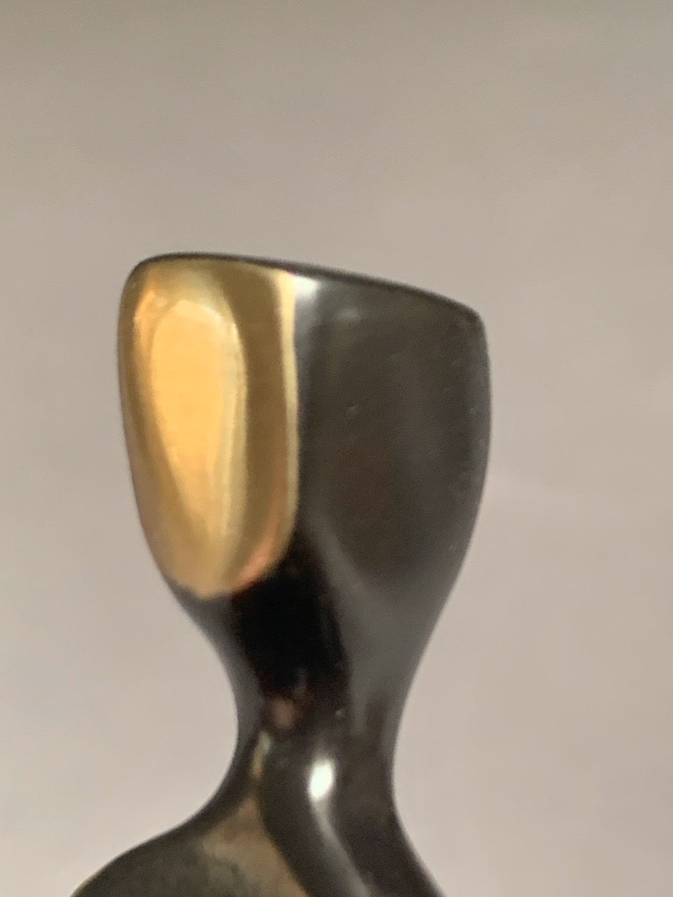 Close to Me sculpture in bronze