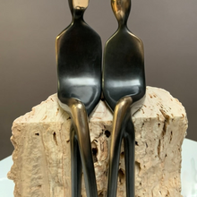 Load image into Gallery viewer, The Two of Us: a small bronze sculpture
