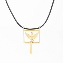 Load image into Gallery viewer, Combo Set: 3 Inch Angel Sculpture and the angel pendant
