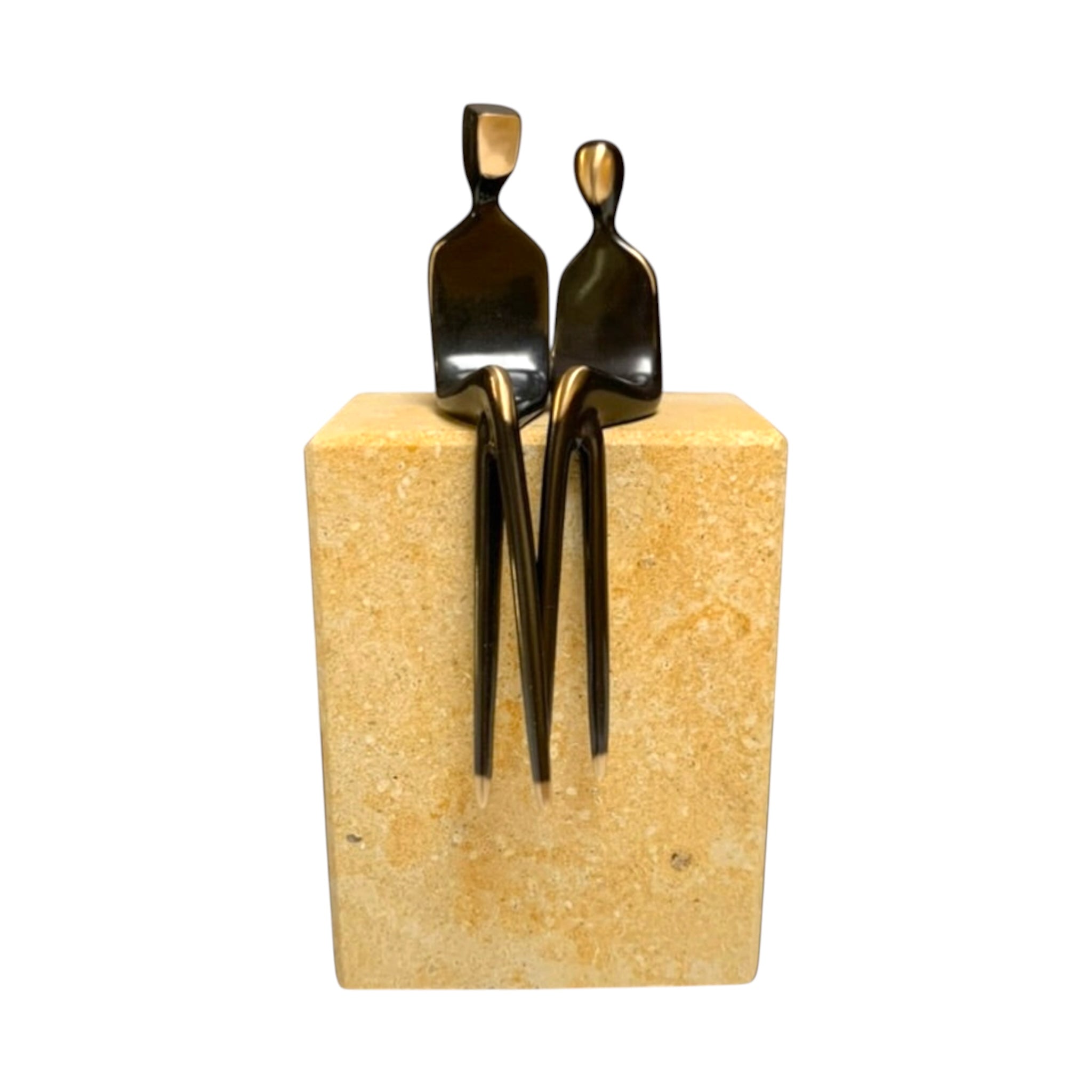 The Two of Us: a small bronze sculpture