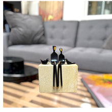 Load image into Gallery viewer, The Two of Us: a small bronze sculpture
