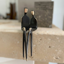 Load image into Gallery viewer, The Two of Us: a small bronze sculpture
