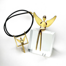 Load image into Gallery viewer, Combo Set: 3 Inch Angel Sculpture and the angel pendant
