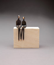 Load image into Gallery viewer, The Two of Us: a small bronze sculpture
