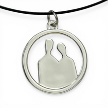 Load image into Gallery viewer, YCD Silhouette couple pendants

