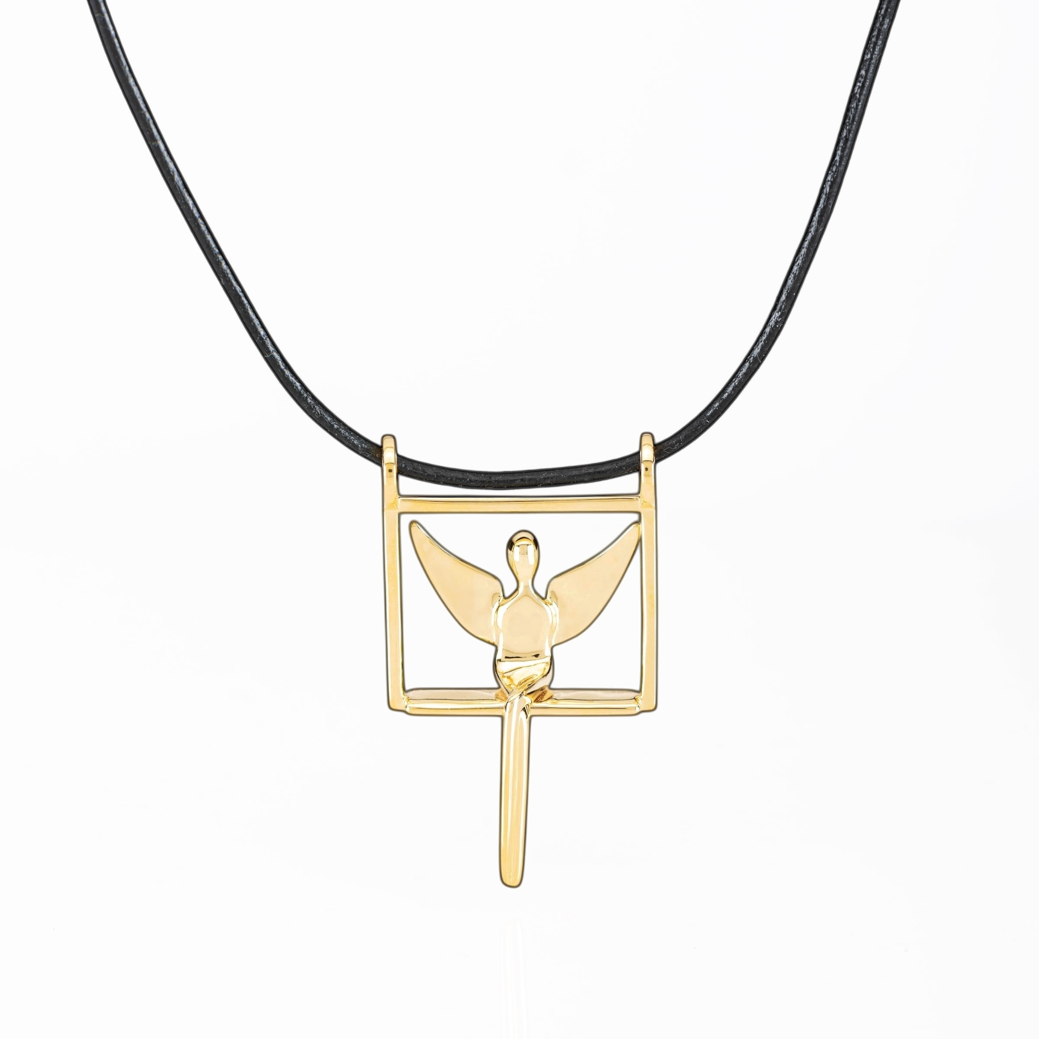 Gold Plated Angel Pendant