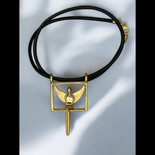 Load image into Gallery viewer, Gold Plated Angel Pendant
