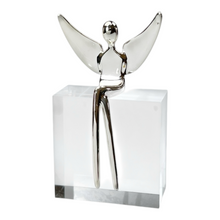 Load image into Gallery viewer, Angel figure in Gloss Silver
