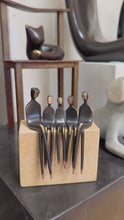 Load and play video in Gallery viewer, Family bronze sculpture modern heirloom
