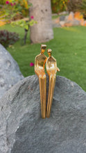 Load and play video in Gallery viewer, Close to Me sculpture in gold
