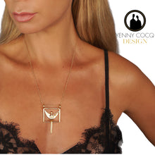 Load image into Gallery viewer, Gold Plated Angel Pendant
